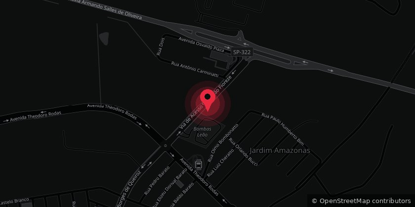 Mapa da localização da AXE Performance em Monte Azul Paulista - SP